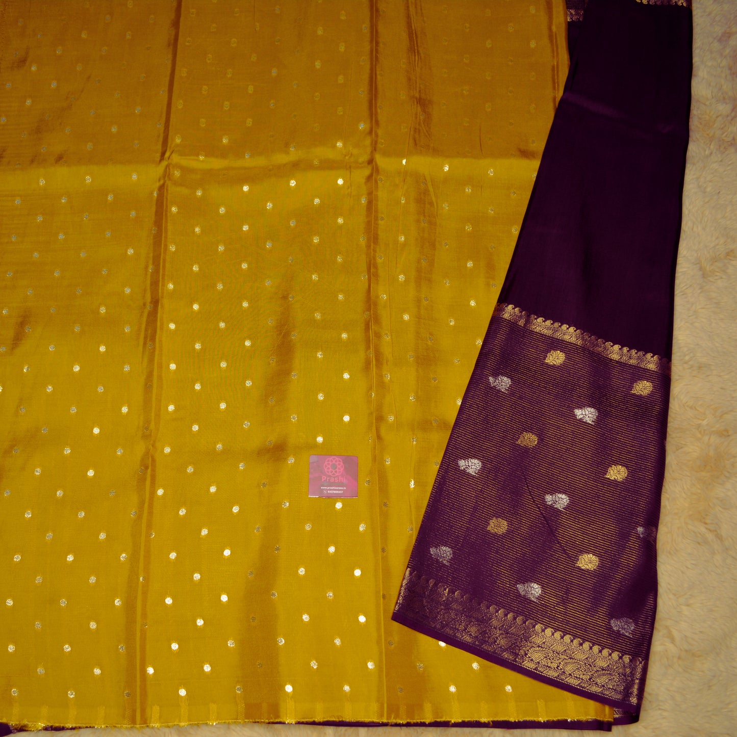 Wine viscose crepe saree