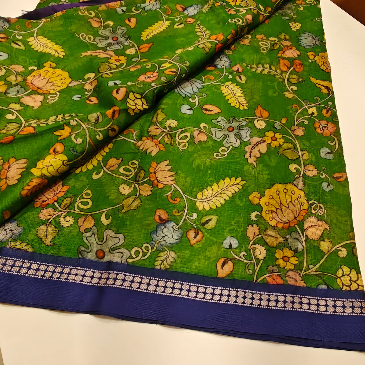 Green Handloom kota vidarba saree