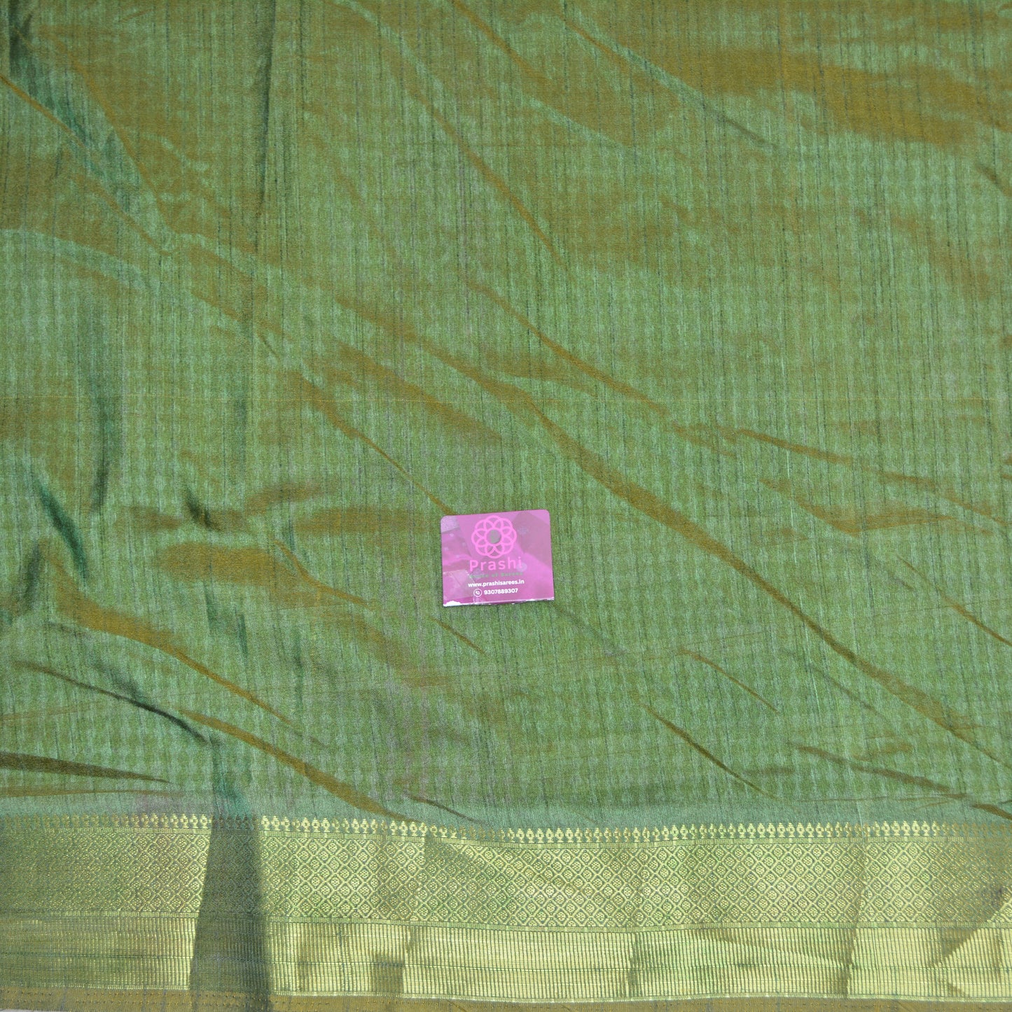 Purple with green patola saree