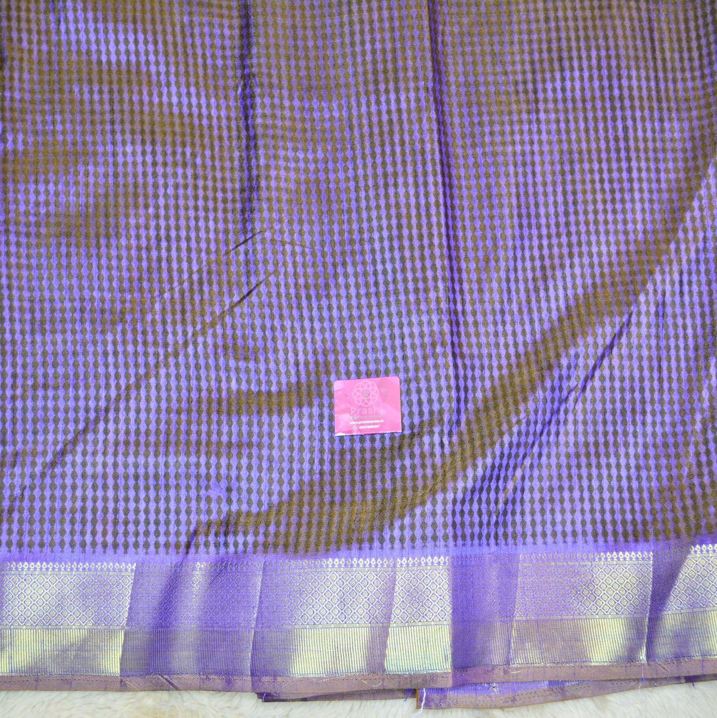 Brick red patola saree