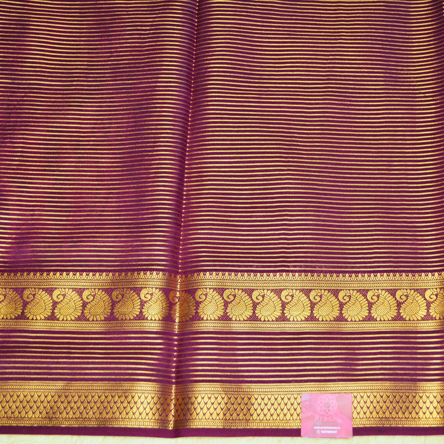 Pink semi mysore crepe kalamkari saree