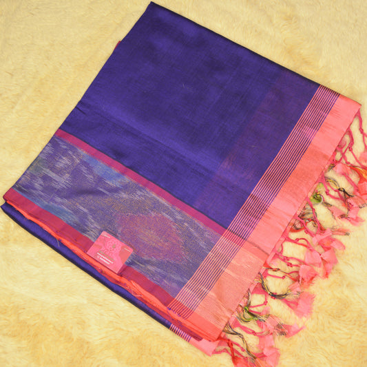 Royal blue venkatagiri silk cotton saree