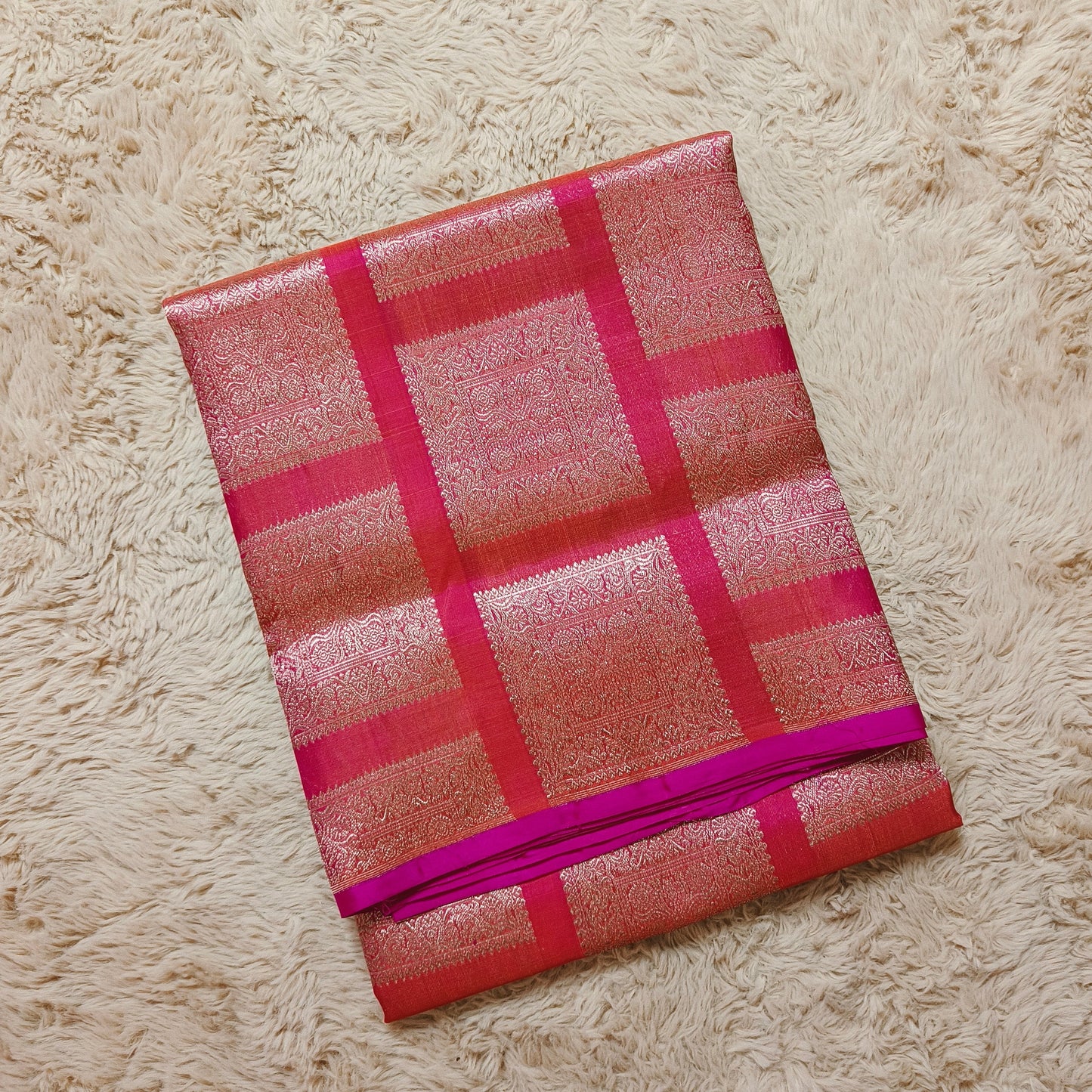 Orange pure pattu venkatagiri silk saree