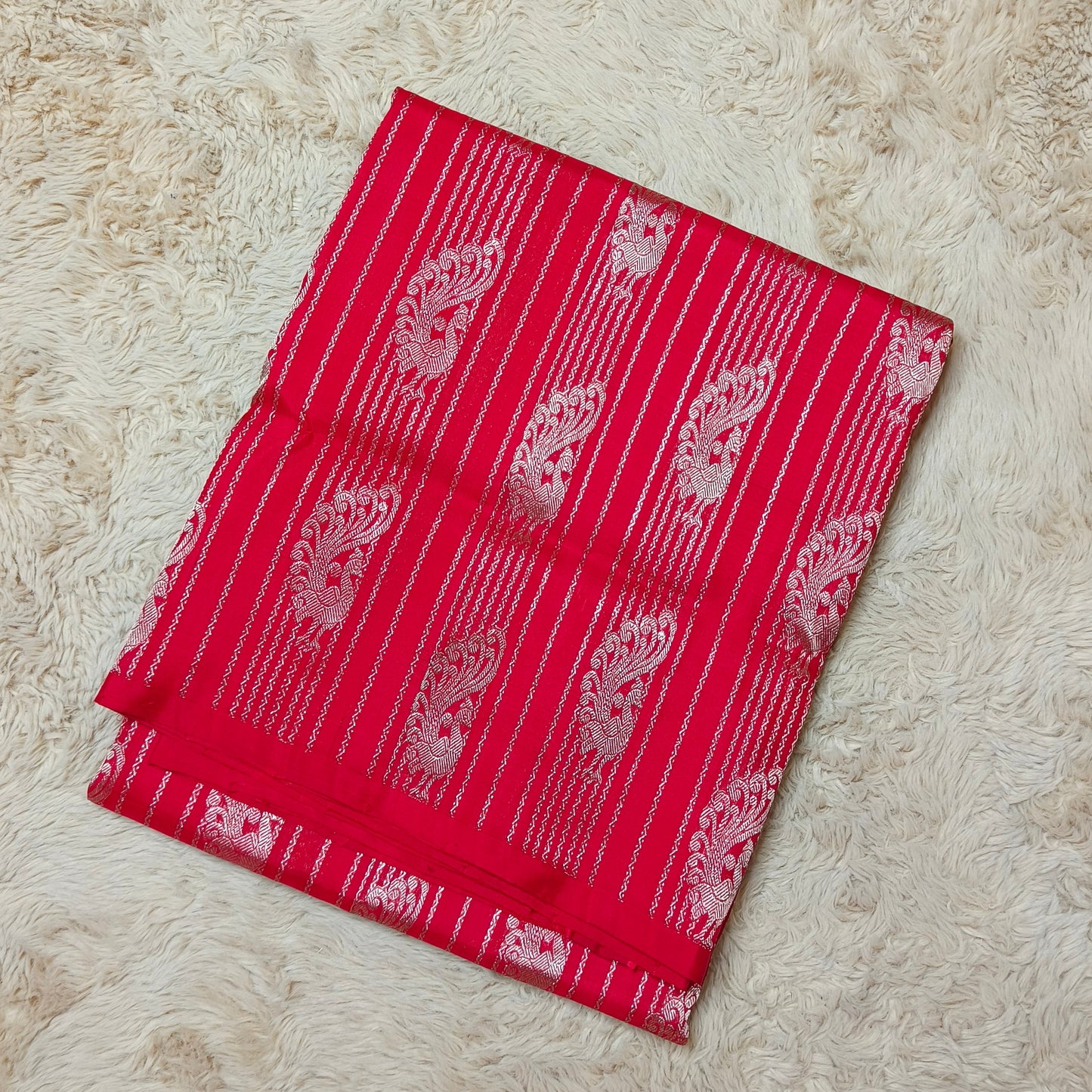 Red pure pattu venkatagiri silk saree