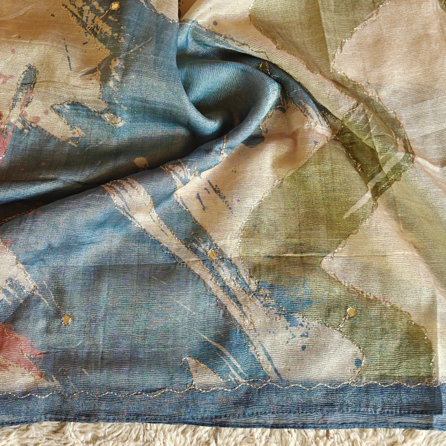 GREY origansa light weight saree