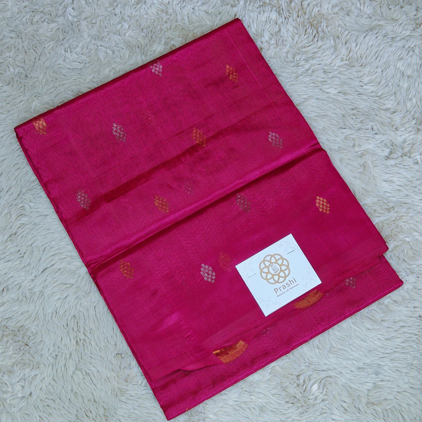 Magenta Pure handloom venkatagiri silk cotton saree