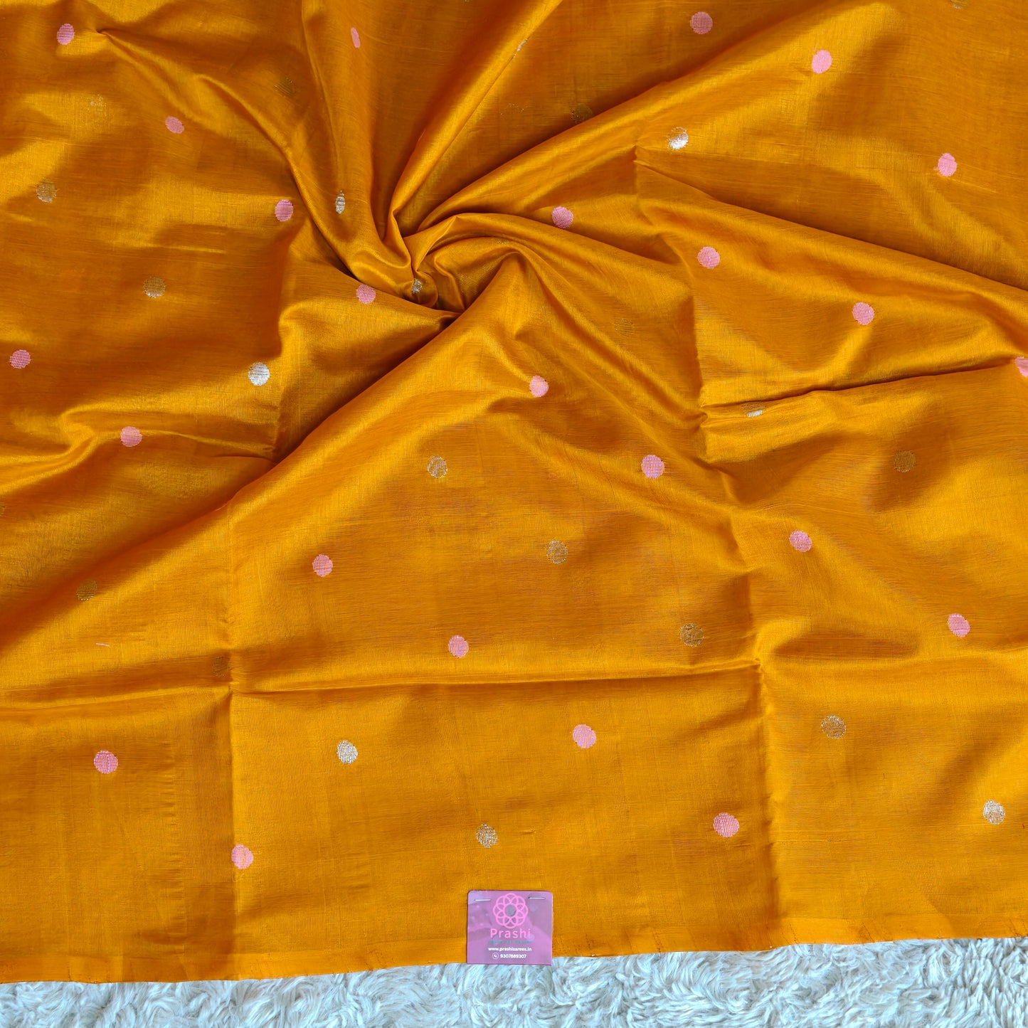 mustared yellow dual tone handloom venkatagiri silk cotton saree