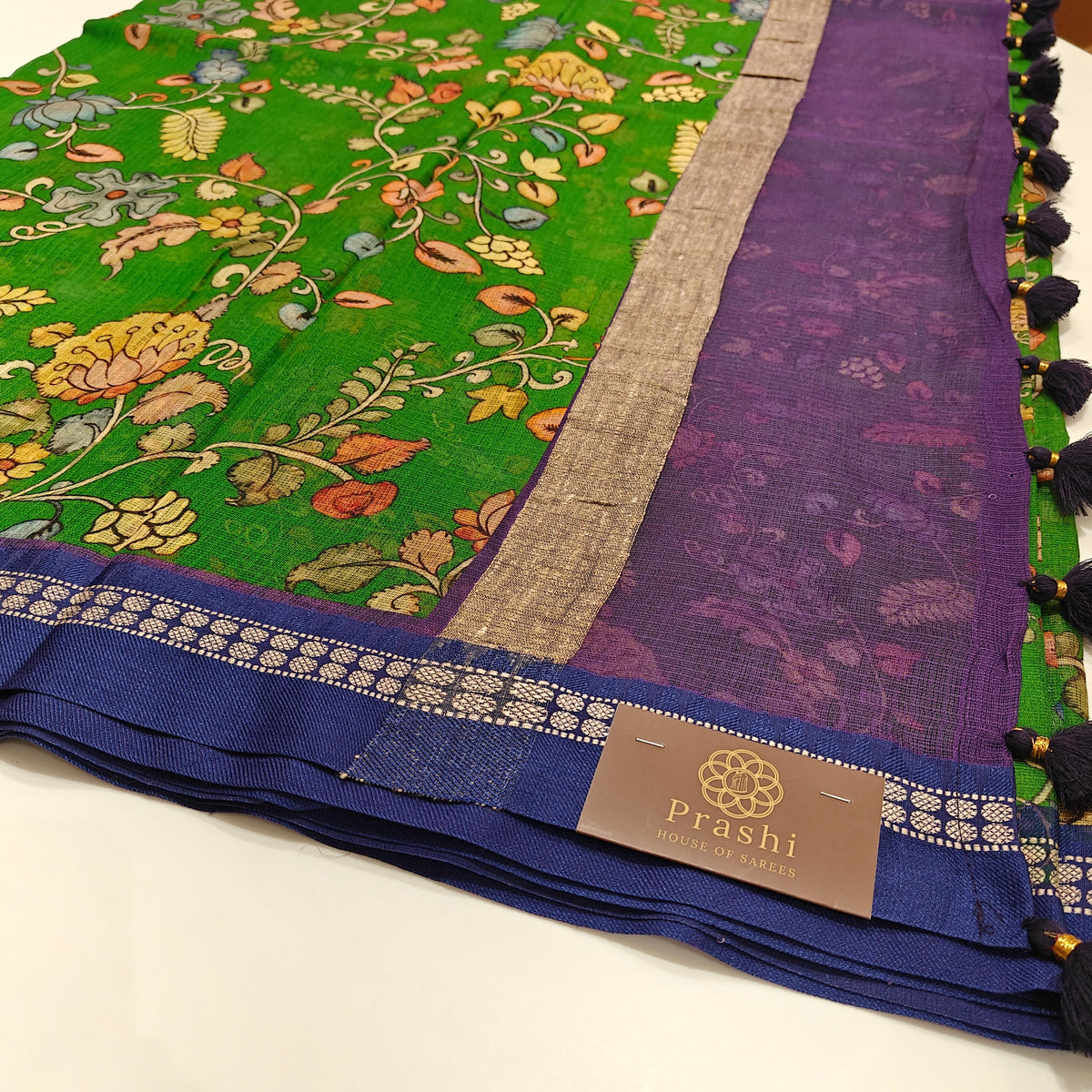 Green Handloom kota vidarba saree