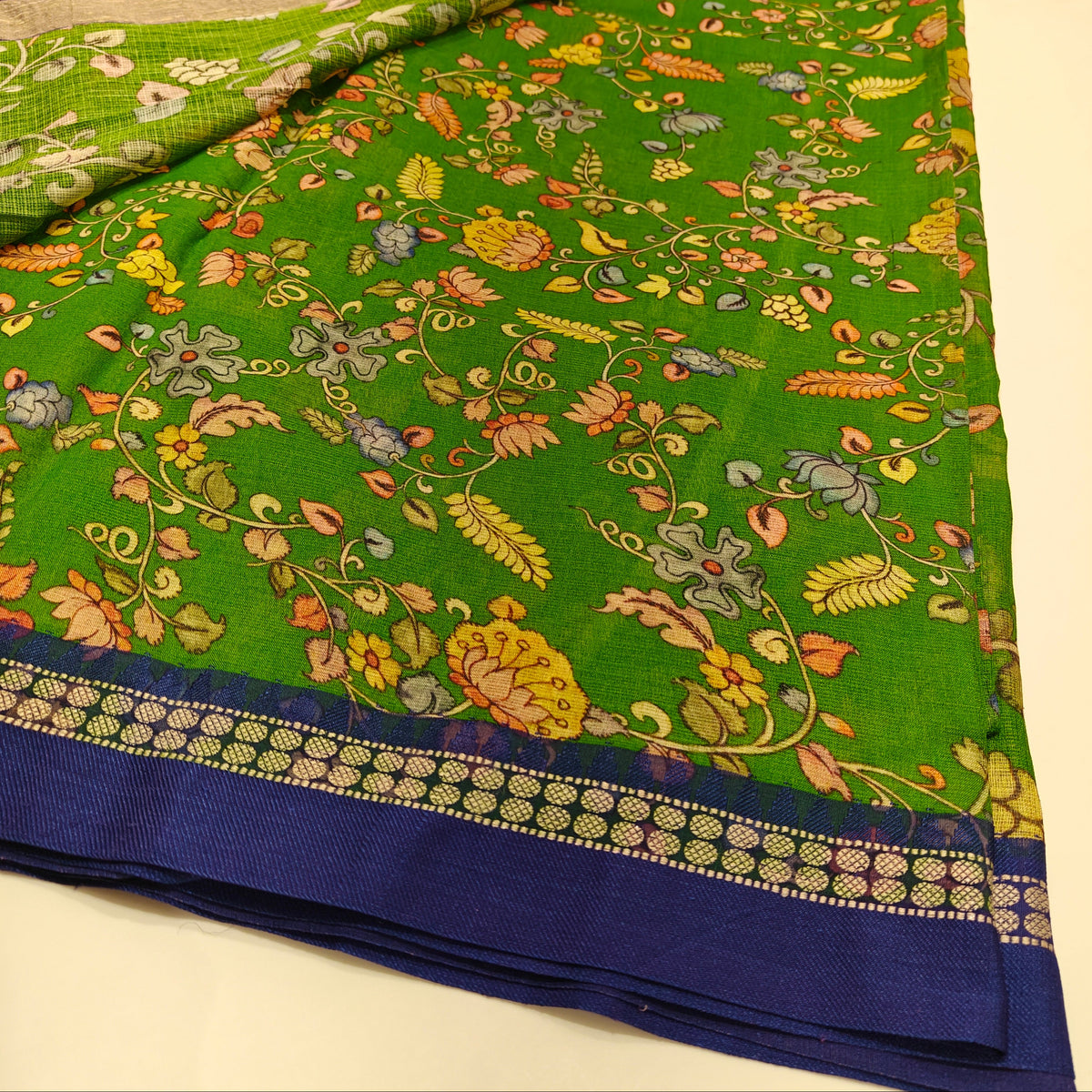 Green Handloom kota vidarba saree