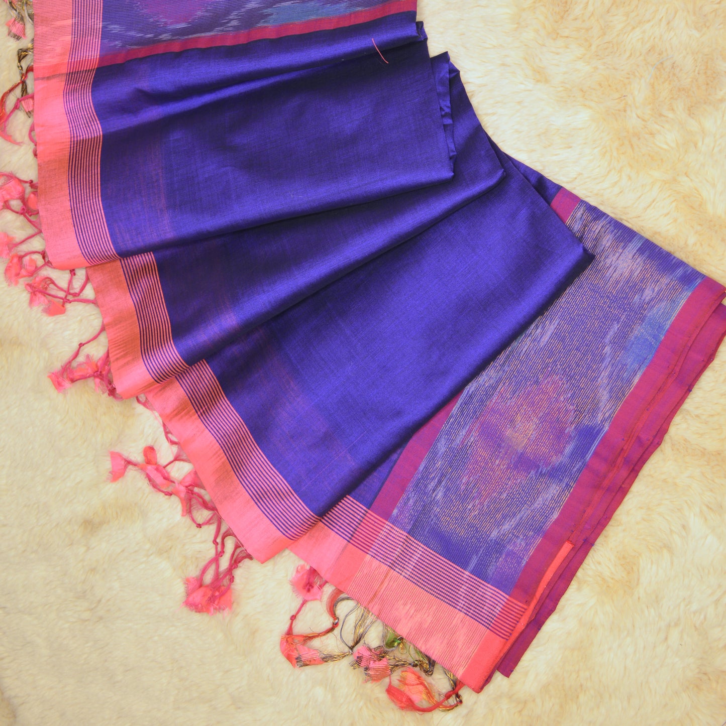 Royal blue venkatagiri silk cotton saree
